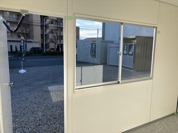 東京都町田店/展示場の新棟ユニットハウス・プレハブ・コンテナハウス38MSL(2.43坪)の本体の内観