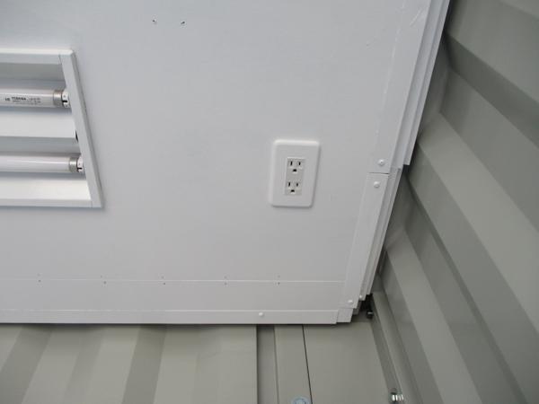 宮崎県都城店/展示場の中古ユニットハウス・プレハブ・コンテナハウスCT-32JG(2.16坪)の各設備のコンセント
