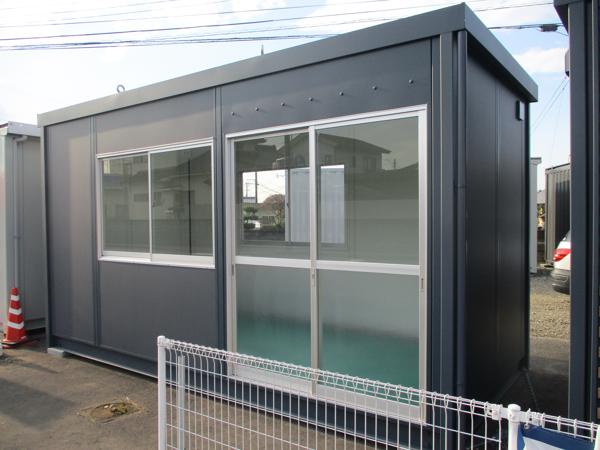 宮崎県都城店/展示場の新棟ユニットハウス・プレハブ・コンテナハウス47MSL(3.02坪)の本体の外観