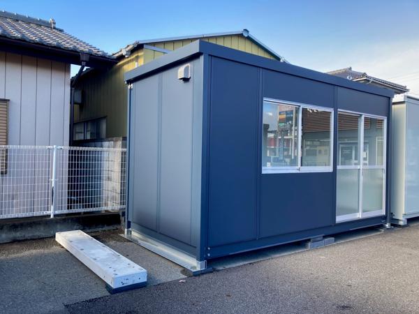 群馬県前橋店/展示場の新棟ユニットハウス・プレハブ・コンテナハウス47MSL(3.02坪)の本体の外観
