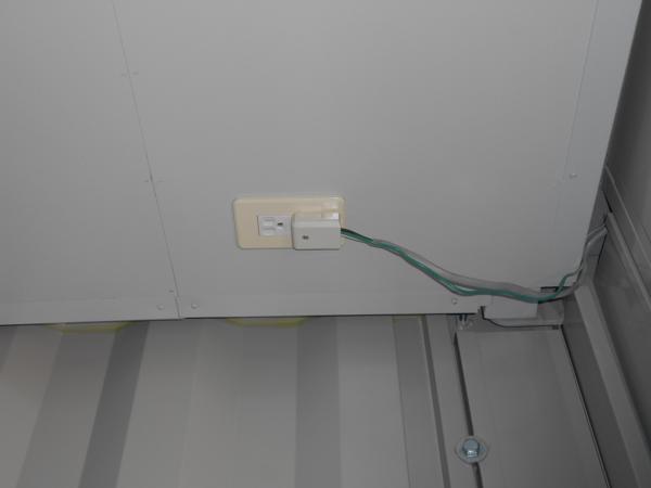 京都府宇治出張所/展示場の中古ユニットハウス・プレハブ・コンテナハウスCT-32JG(2.16坪)の各設備のコンセント