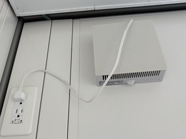 埼玉県川越店/展示場の新棟ユニットハウス・プレハブ・コンテナハウス38MSL(2.43坪)の各設備の換気扇