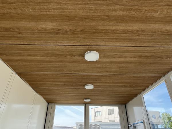 福井県福井店/展示場の新棟ユニットハウス・プレハブ・コンテナハウス38MSL(2.43坪)の各設備の照明器具