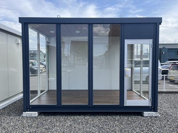 福井県福井店/展示場の新棟ユニットハウス・プレハブ・コンテナハウス38MSL(2.43坪)の本体の外観