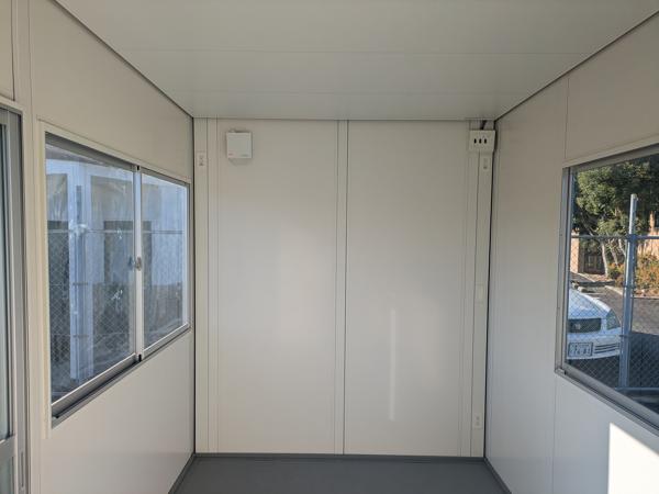 香川県東かがわ店/展示場の新棟ユニットハウス・プレハブ・コンテナハウス38MSL(2.43坪)の本体の内観