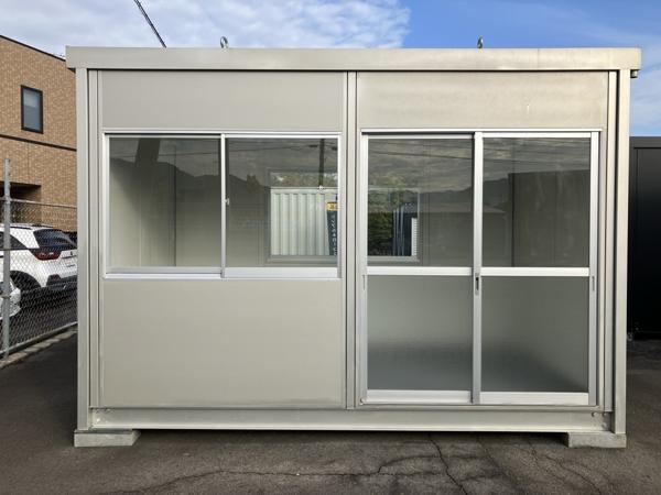 香川県東かがわ店/展示場の新棟ユニットハウス・プレハブ・コンテナハウス38MSL(2.43坪)の本体の外観