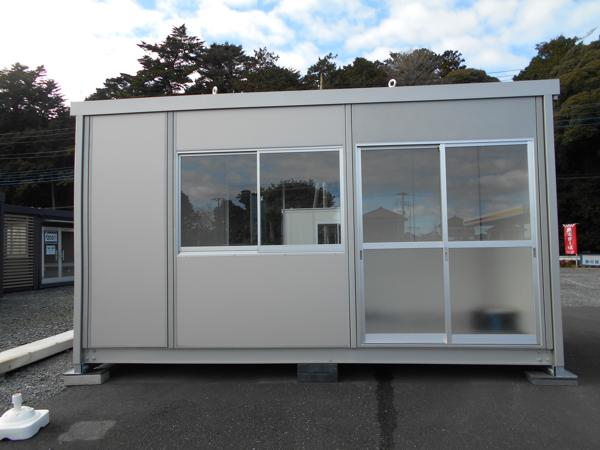 茨城県鹿嶋店/展示場の新棟ユニットハウス・プレハブ・コンテナハウス47MSL(3.02坪)の本体の外観