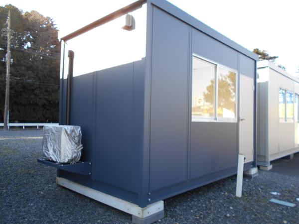 茨城県鹿嶋店/展示場の新棟ユニットハウス・プレハブ・コンテナハウス38MSL(2.43坪)の本体の外観