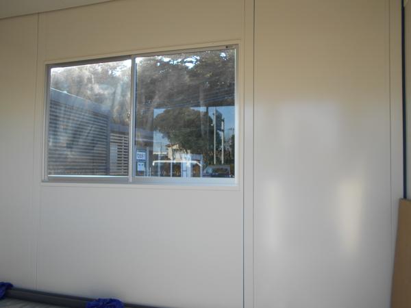 茨城県鹿嶋店/展示場の新棟ユニットハウス・プレハブ・コンテナハウス38MSL(2.43坪)の本体の内観