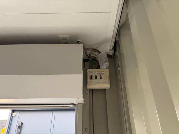 千葉県八千代店/展示場の新棟ユニットハウス・プレハブ・コンテナハウスCT-32JG(2.16坪)の各設備の分電盤