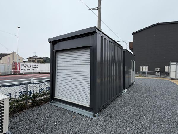 千葉県八千代店/展示場の新棟ユニットハウス・プレハブ・コンテナハウスCT-32JG(2.16坪)の本体の外観