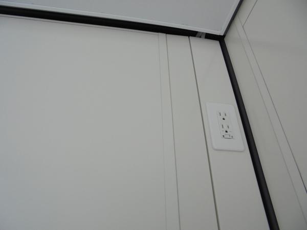 山口県山口出張所/総合展示場の新棟ユニットハウス・プレハブ・コンテナハウス47MSL(3.02坪)の各設備のコンセント