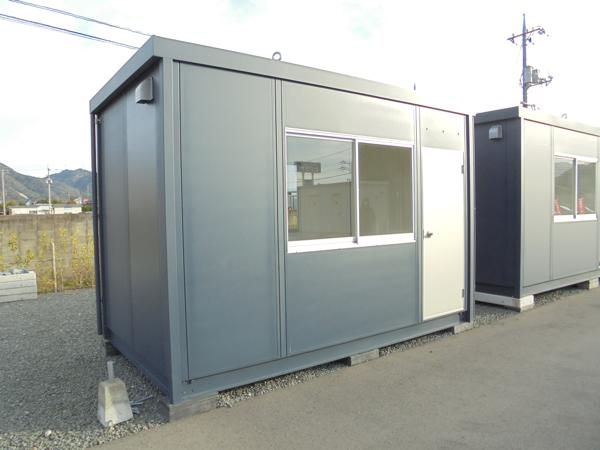 山口県山口出張所/総合展示場の新棟ユニットハウス・プレハブ・コンテナハウス38MSL(2.43坪)の本体の外観