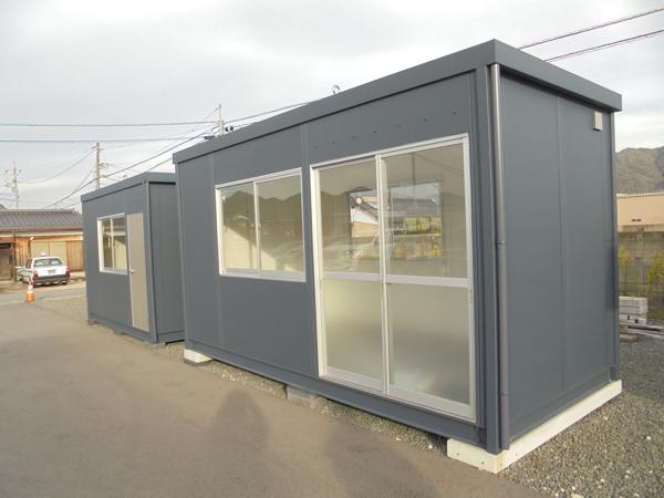 山口県山口出張所/総合展示場の新棟ユニットハウス・プレハブ・コンテナハウス47MSL(3.02坪)の本体の外観