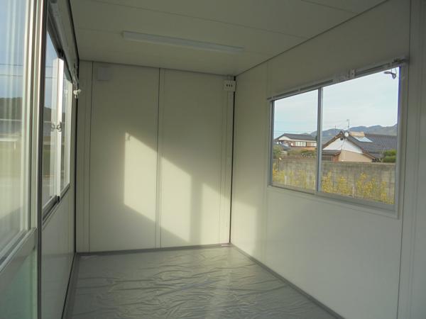 山口県山口出張所/総合展示場の新棟ユニットハウス・プレハブ・コンテナハウス47MSL(3.02坪)の本体の内観