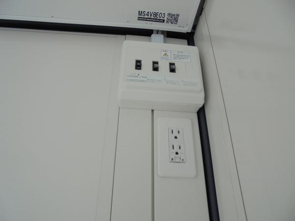 山口県山口出張所/総合展示場の新棟ユニットハウス・プレハブ・コンテナハウス47MSL(3.02坪)の各設備の分電盤