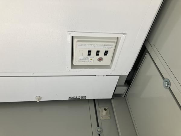 茨城県神栖店/展示場の中古ユニットハウス・プレハブ・コンテナハウスCT-54J(7.86坪)の各設備の分電盤