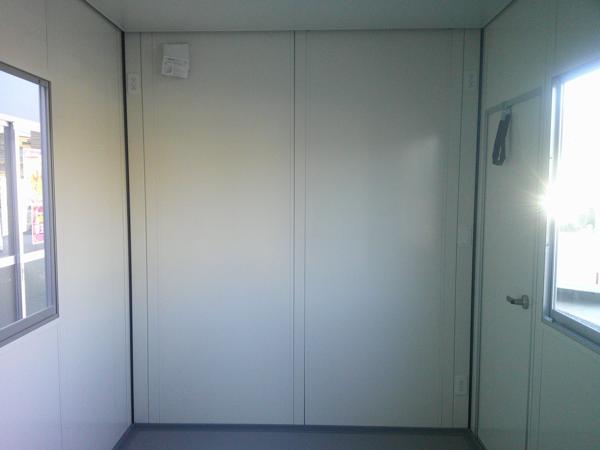 埼玉県熊谷店/展示場の新棟ユニットハウス・プレハブ・コンテナハウス38MSL(2.43坪)の本体の内観