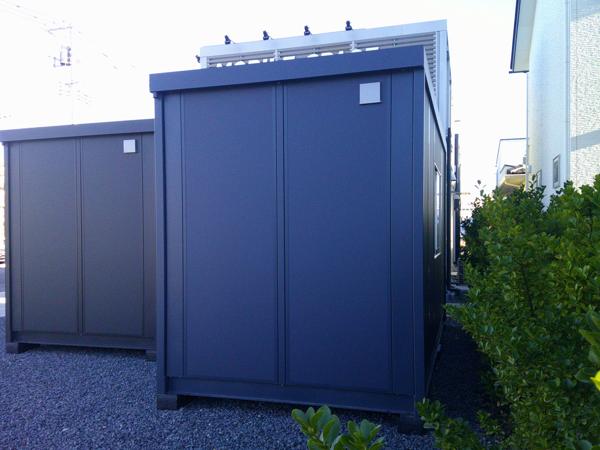 埼玉県熊谷店/展示場の新棟ユニットハウス・プレハブ・コンテナハウス47MSL(3.02坪)の本体の外観