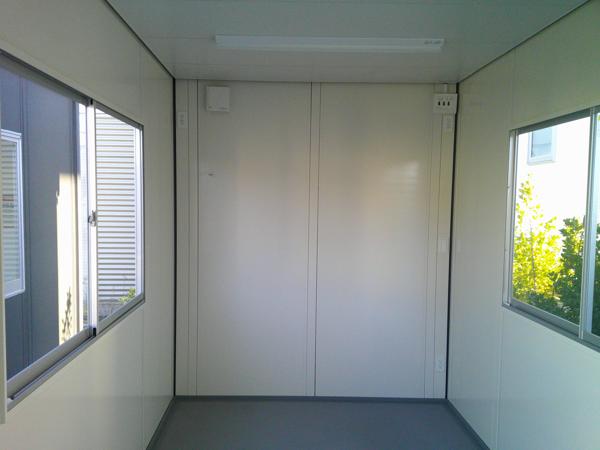 埼玉県熊谷店/展示場の新棟ユニットハウス・プレハブ・コンテナハウス47MSL(3.02坪)の本体の内観