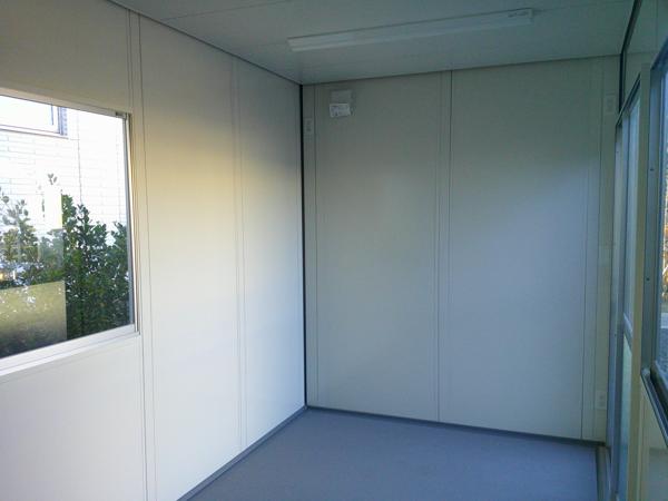 埼玉県熊谷店/展示場の新棟ユニットハウス・プレハブ・コンテナハウス47MSL(3.02坪)の本体の内観