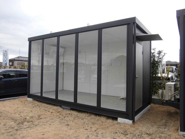 埼玉県春日部総合展示場の新棟ユニットハウス・プレハブ・コンテナハウス47MSL
