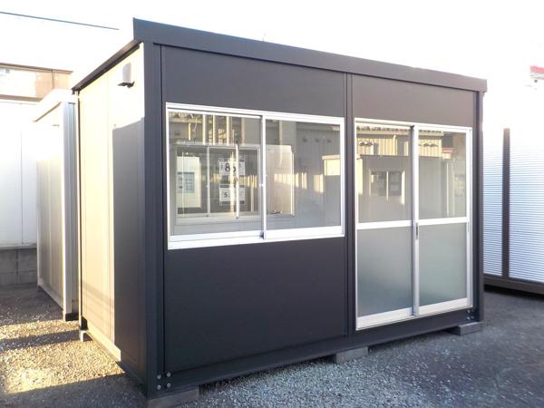 兵庫県姫路別所店/展示場の新棟ユニットハウス・プレハブ・コンテナハウス38MSL(2.43坪)の本体の外観