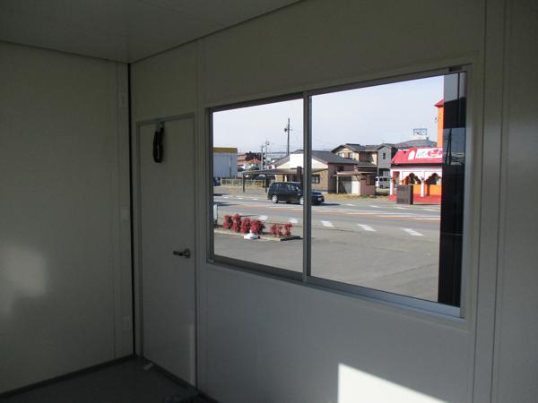 栃木県那須塩原店/展示場の新棟ユニットハウス・プレハブ・コンテナハウス38MSL(2.43坪)の本体の内観
