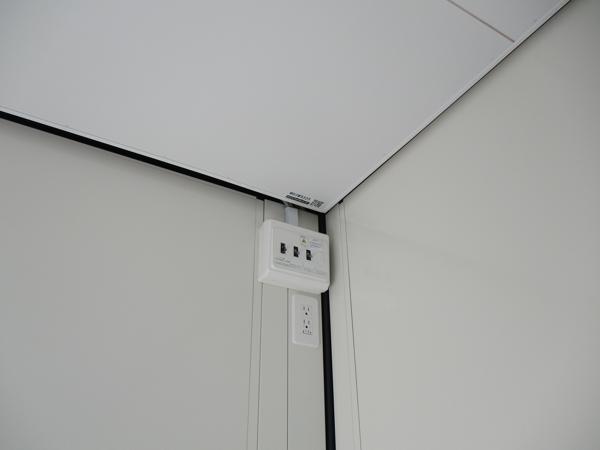 栃木県那須塩原店/展示場の新棟ユニットハウス・プレハブ・コンテナハウス38MSL(2.43坪)の各設備の分電盤