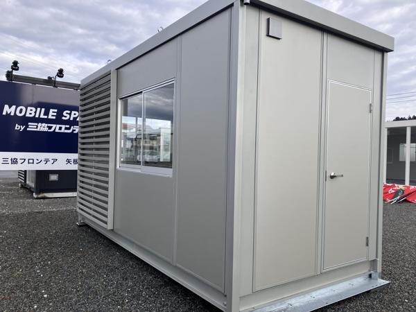 栃木県矢板店/展示場の新棟ユニットハウス・プレハブ・コンテナハウス47MSL(3.02坪)の本体の外観