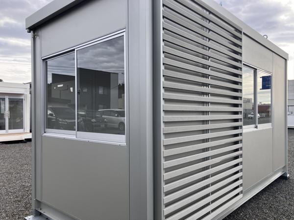 栃木県矢板店/展示場の新棟ユニットハウス・プレハブ・コンテナハウス47MSL(3.02坪)の本体の外観