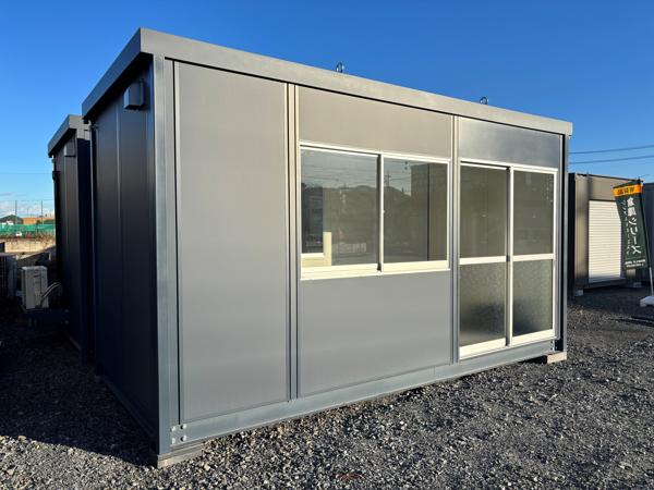 栃木県栃木店/展示場の新棟ユニットハウス・プレハブ・コンテナハウス47MSL(3.02坪)の本体の外観