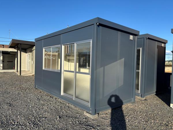 栃木県栃木店/展示場の新棟ユニットハウス・プレハブ・コンテナハウス47MSL(3.02坪)の本体の外観