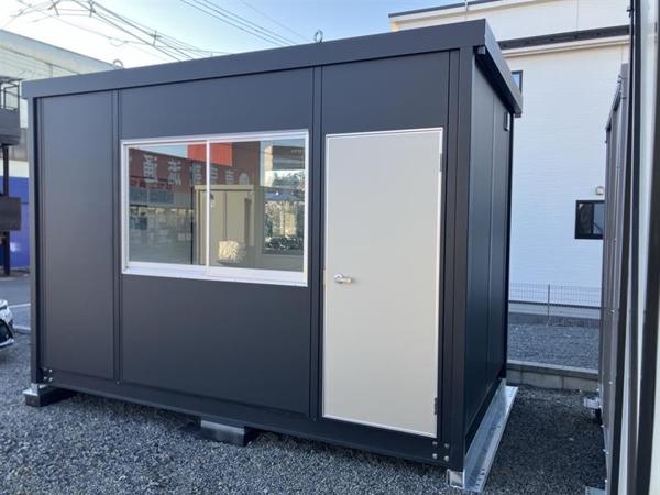 栃木県佐野店/展示場の新棟ユニットハウス・プレハブ・コンテナハウス38MSL(2.43坪)の本体の外観
