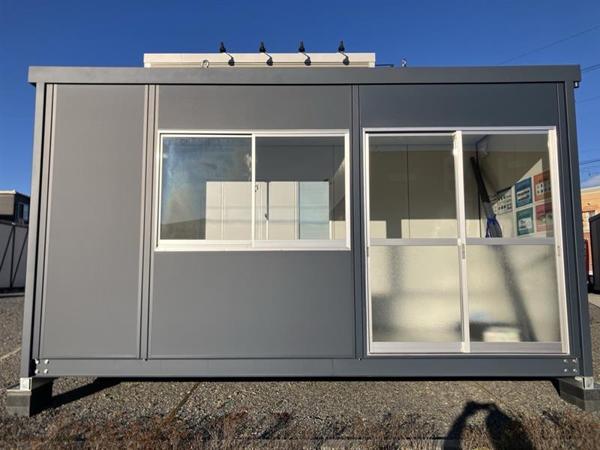 栃木県佐野店/展示場の新棟ユニットハウス・プレハブ・コンテナハウス47MSL(3.02坪)の本体の外観