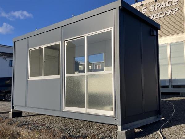 栃木県佐野店/展示場の新棟ユニットハウス・プレハブ・コンテナハウス47MSL(3.02坪)の本体の外観