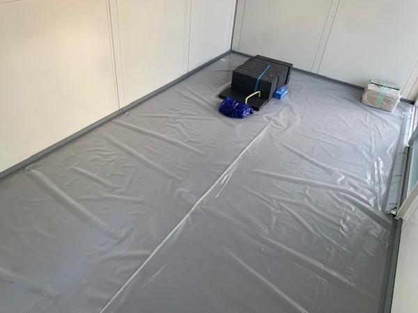 栃木県宇都宮戸祭店/展示場の新棟ユニットハウス・プレハブ・コンテナハウス47MSL(3.02坪)の本体の内観