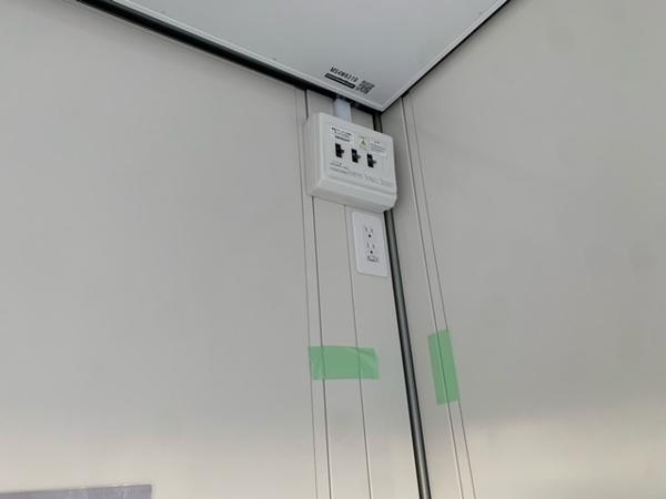 栃木県宇都宮戸祭店/展示場の新棟ユニットハウス・プレハブ・コンテナハウス47MSL(3.02坪)の各設備の分電盤