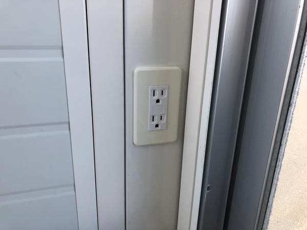 茨城県常陸大宮店/展示場の新棟ユニットハウス・プレハブ・コンテナハウス3MSD(2.40坪)の各設備のコンセント