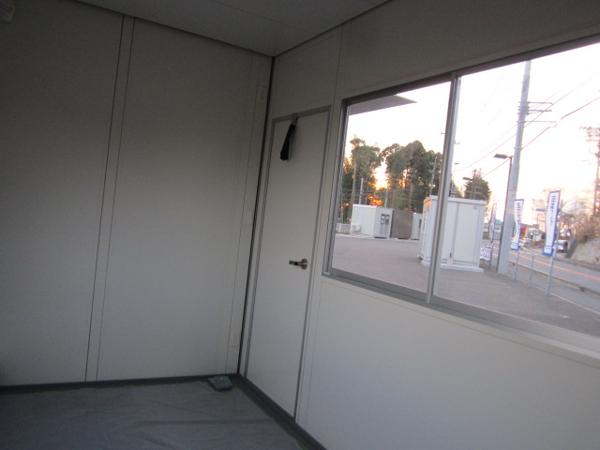 茨城県日立店/展示場の新棟ユニットハウス・プレハブ・コンテナハウス38MSL(2.43坪)の本体の内観