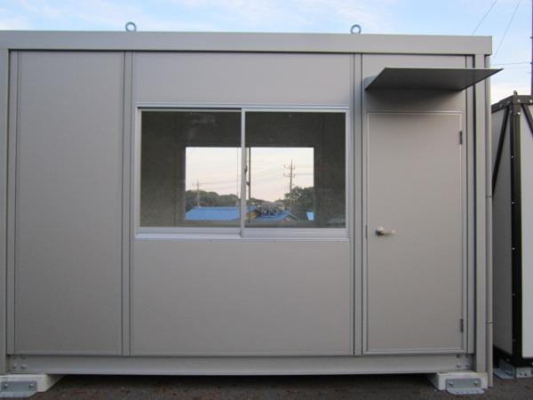 茨城県日立店/展示場の新棟ユニットハウス・プレハブ・コンテナハウス38MSL(2.43坪)の本体の外観