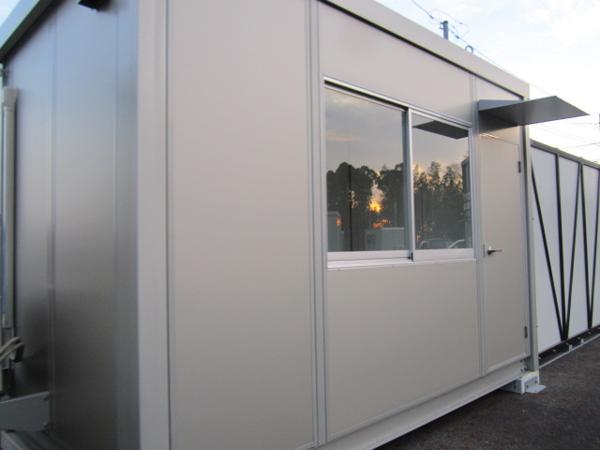 茨城県日立店/展示場の新棟ユニットハウス・プレハブ・コンテナハウス38MSL(2.43坪)の本体の外観