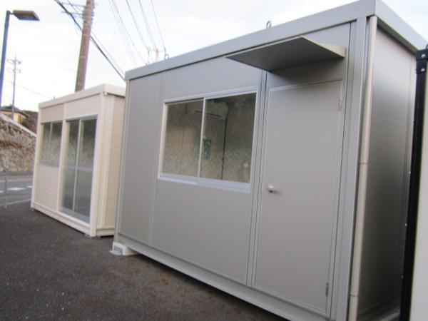 茨城県日立店/展示場の新棟ユニットハウス・プレハブ・コンテナハウス38MSL(2.43坪)の本体の外観