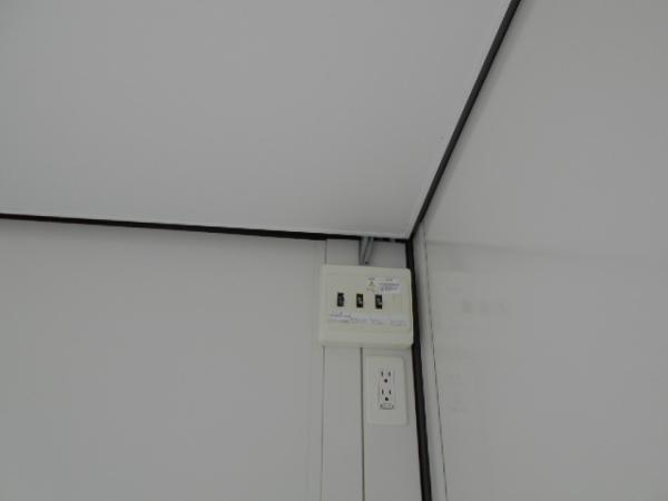 兵庫県姫路西店/展示場の新棟ユニットハウス・プレハブ・コンテナハウス38MSL(2.43坪)の各設備の分電盤