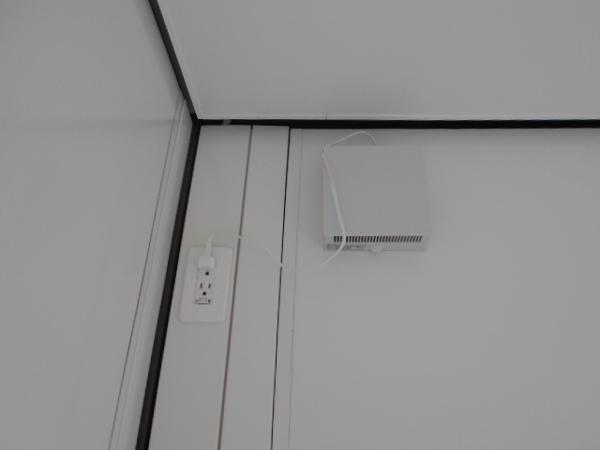 兵庫県姫路西店/展示場の新棟ユニットハウス・プレハブ・コンテナハウス38MSL(2.43坪)の各設備の換気扇