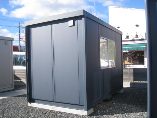 広島県東広島店/展示場の新棟ユニットハウス・プレハブ・コンテナハウス38MSL(2.43坪)の本体の外観