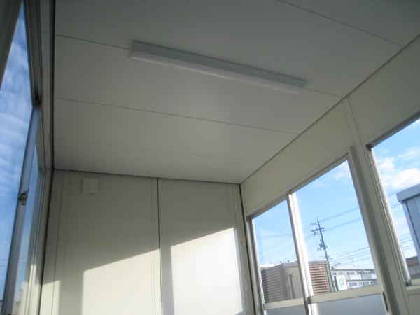 広島県東広島店/展示場の新棟ユニットハウス・プレハブ・コンテナハウス38MSL(2.43坪)の各設備の照明器具