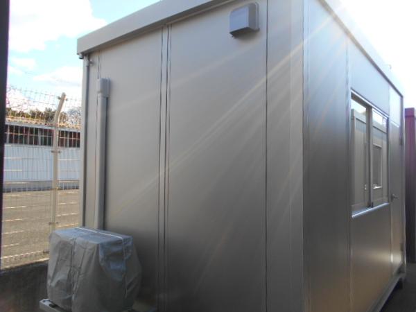 兵庫県姫路西店/展示場の新棟ユニットハウス・プレハブ・コンテナハウス38MSL(2.43坪)の本体の外観
