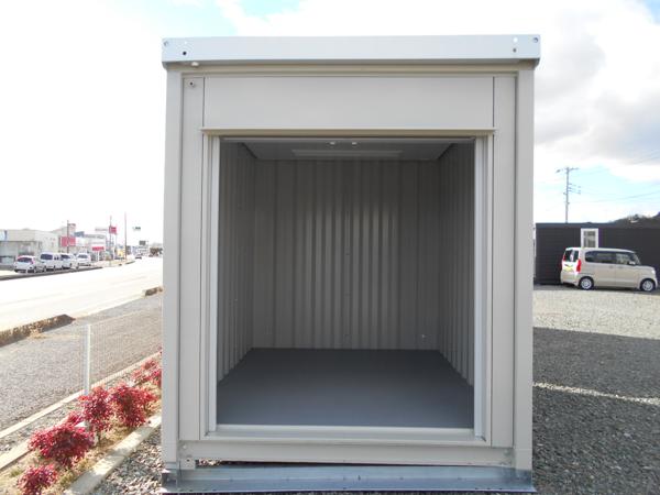 福島県いわき四倉店/展示場の中古ユニットハウス・プレハブ・コンテナハウス波板付き CT-32J(2.16坪)の本体の外観