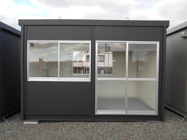 福島県いわき四倉店/展示場の新棟ユニットハウス・プレハブ・コンテナハウス38MSL(2.43坪)の本体の外観